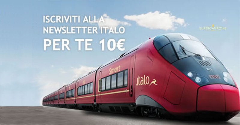 Buono sconto Italo Treno da 10€