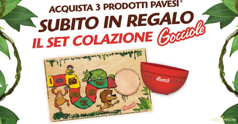 Gocciole ti regala il set colazione Gocciole ti regala il set colazione