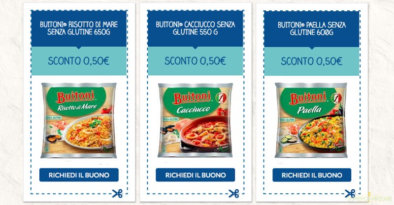 Buoni spesa Buitoni da 0,50€