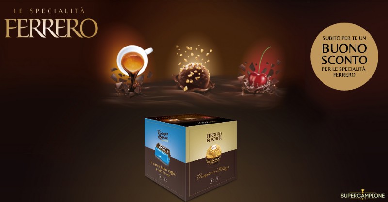 Concorso gratuito Ferrero: vinci fornitura, buoni sconto e campioni omaggio