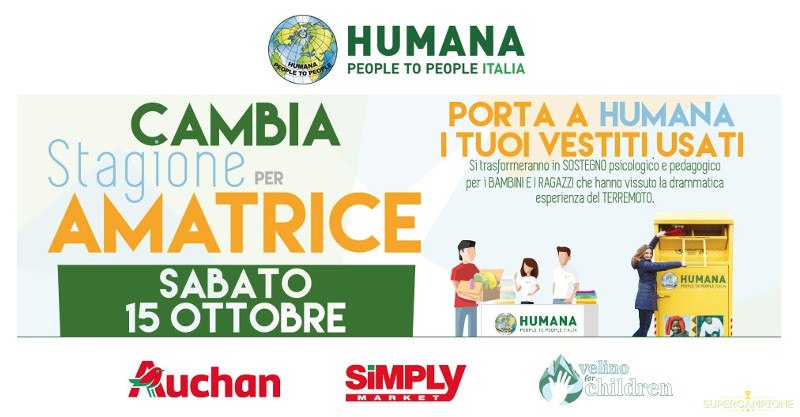 Humana per Amatrice