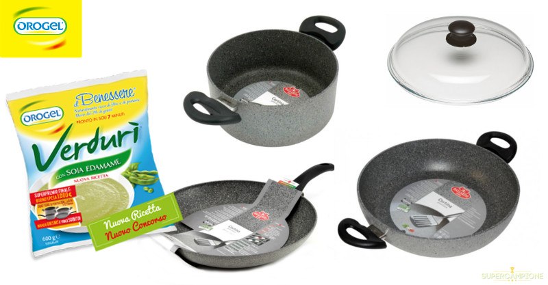 Orogel: vinci set pentole e 1000€ di spesa Orogel: vinci set pentole e 1000€ di spesa