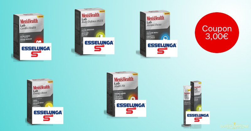 Buoni spesa Men's Health da 3€ Buoni spesa Men's Health da 3€