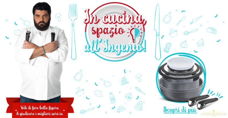 Vinci gratis kit di 10 pentole Lagostina