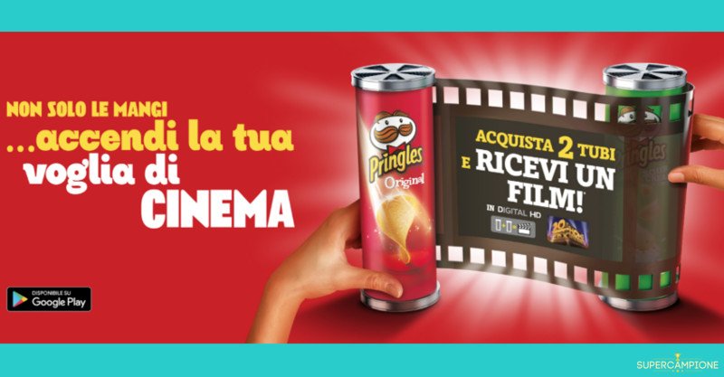 Film in HD gratis con Pringles