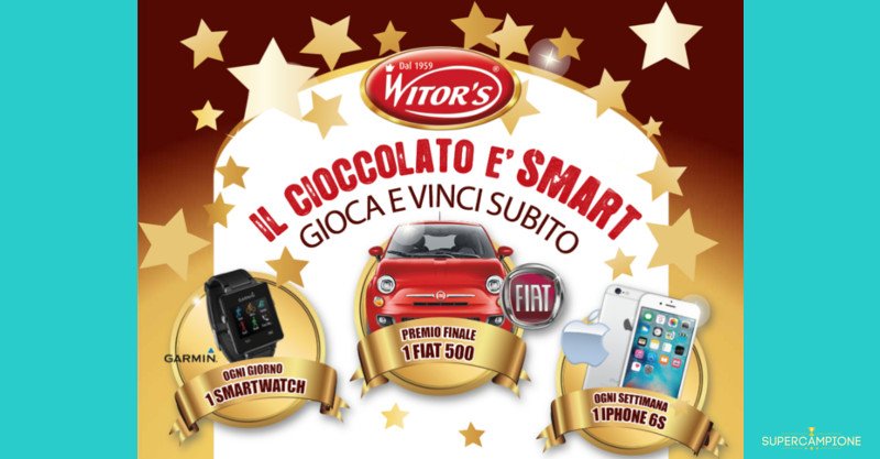 Vinci Smartwatch, iPhone 6S e Fiat 500 con Witor's Vinci Smartwatch, iPhone 6S e Fiat 500 con Witor's