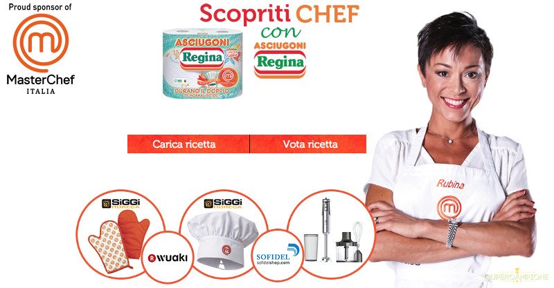 Regina: vinci gratis film, kit da cucina MasterChef, frullatori e MasterClass Regina: vinci gratis film, kit da cucina MasterChef, frullatori e MasterClass