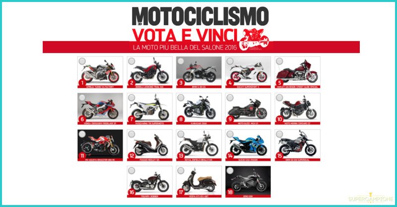 Vinci gratis la Moto più bella del Salone