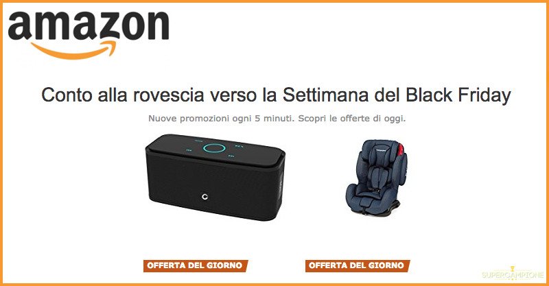 Offerte Amazon in attesa della settimana Black Friday 2016 Offerte Amazon in attesa della settimana Black Friday 2016
