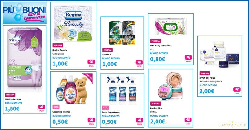 Buoni spesa Acqua&Sapone Buoni spesa Acqua&Sapone