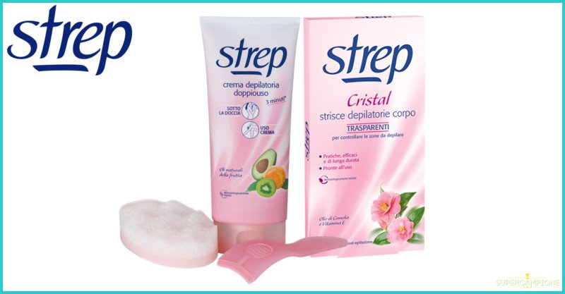 Vinci gratis crema e strisce Crystal Strep