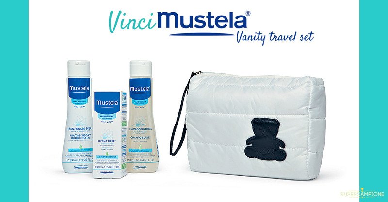 Vinci gratis un kit viaggio Mustela