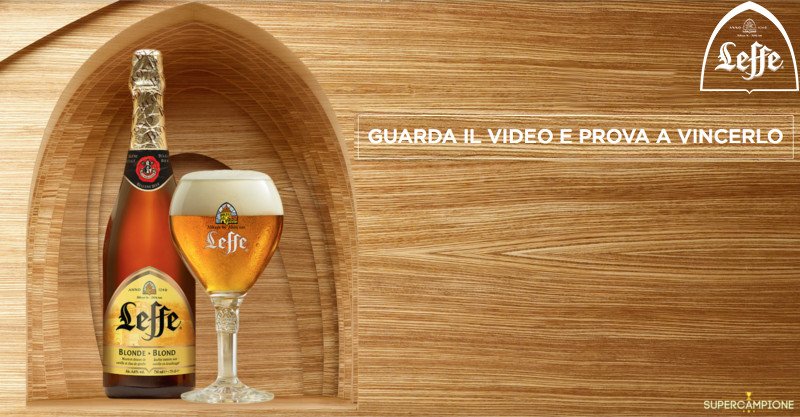 Birra Leffe: vinci gratis calice, gift box o fornitura annuale