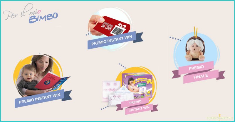 Vinci gratis buoni spesa da 200€, kit Pampers, favole Disney Vinci gratis buoni spesa da 200€, kit Pampers, favole Disney