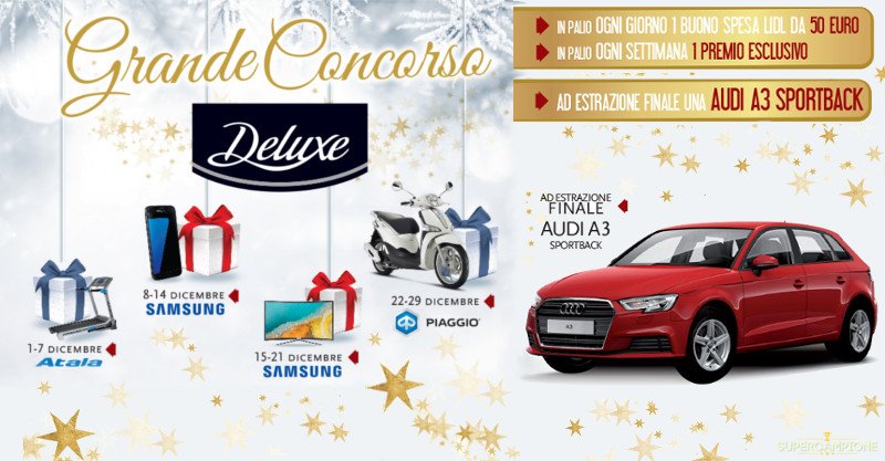 Lidl: Grande Concorso Deluxe con fantastici premi