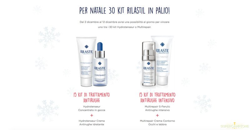 Rilastil: vinci gratis 30 kit di prodotti