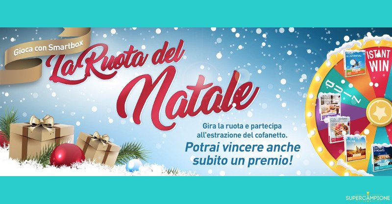 Smartbox: vinci gratis un premio al giorno Smartbox: vinci gratis un premio al giorno
