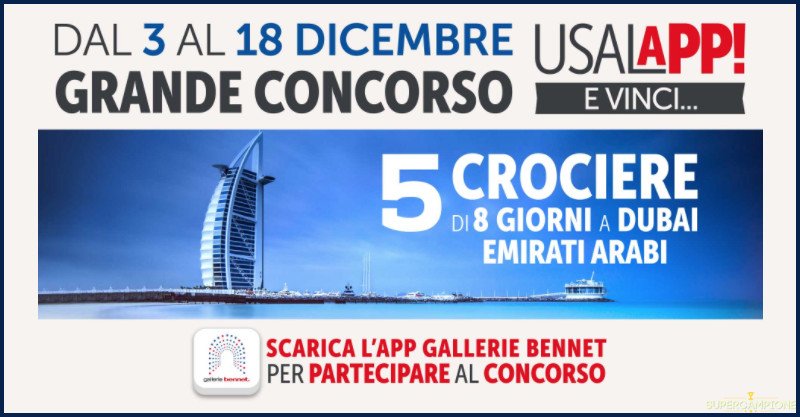 Vinci gratis una crociera per 2 persone a Dubai Vinci gratis una crociera per 2 persone a Dubai