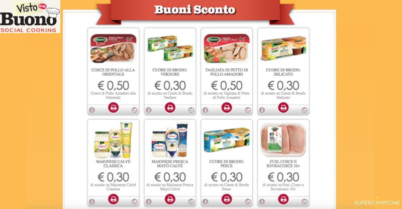 Buoni spesa Knorr, Calvè, Amadori Buoni spesa Knorr, Calvè, Amadori