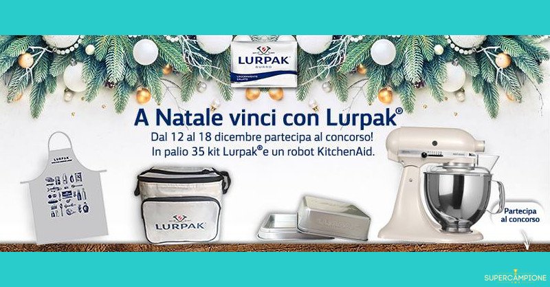 Vinci gratis robot KitchenAid o kit Lurpak