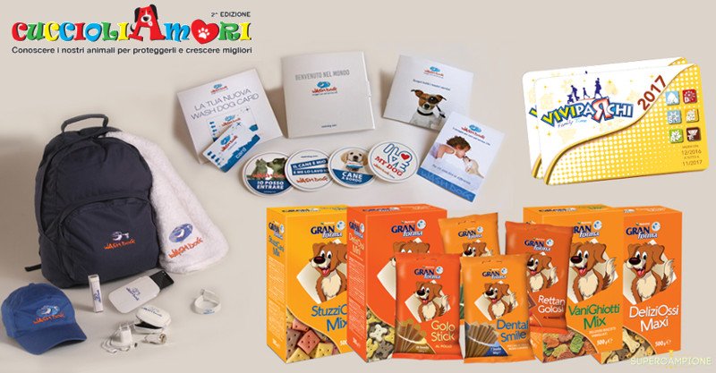 Cuccioli Amori: vinci gratis fornitura di snack e biscotti per cani Cuccioli Amori: vinci gratis fornitura di snack e biscotti per cani