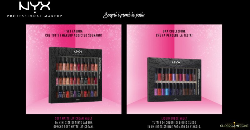 Vinci gratis set di rossetti NYC Cosmetics Vinci gratis set di rossetti NYC Cosmetics