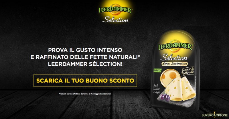 Buoni spesa Leerdammer fette Buoni spesa Leerdammer fette