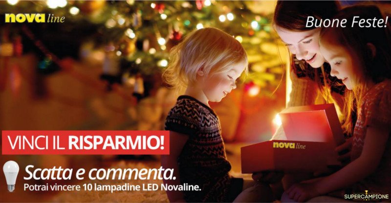 Nova Line: vinci gratis set di 10 lampadine LED