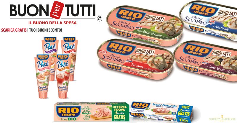 Buoni spesa Rio Mare Buoni spesa Rio Mare