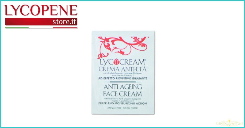 Campioni omaggio Lycocream crema viso Campioni omaggio Lycocream crema viso