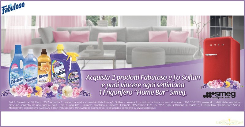 Concorso Fabuloso: vinci un frigo Smeg Concorso Fabuloso: vinci un frigo Smeg