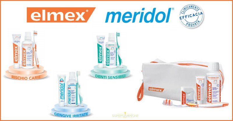 Elmex e Meridol regalano il set di igiene orale Elmex e Meridol regalano il set di igiene orale