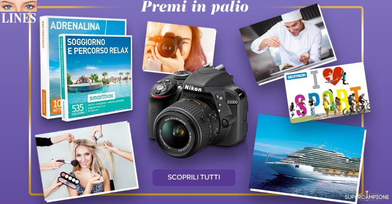 Concorso Lines: vinci Crociera, Smartbox e altri premi Concorso Lines: vinci Crociera, Smartbox e altri premi