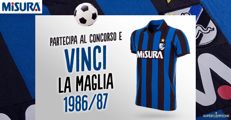 Vinci gratis la maglia dell'Inter del 1986 con Misura