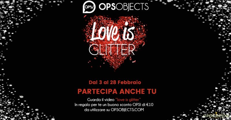 Gratis un buono sconto OPS! Objects da 10€ Gratis un buono sconto OPS! Objects da 10€