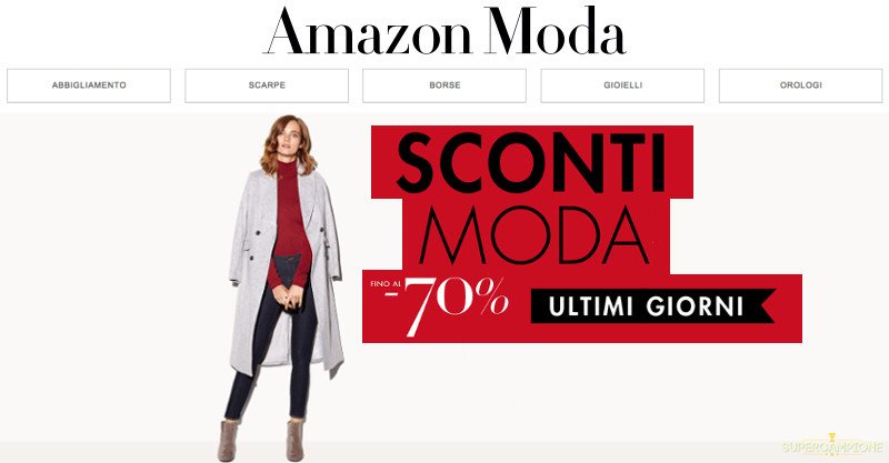 Amazon Moda: sconti fino all'80%