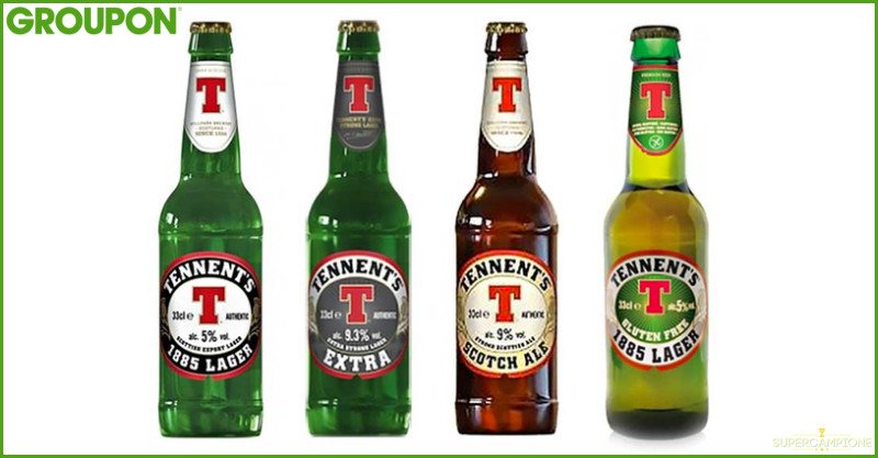 24 birre Tennent's in offerta