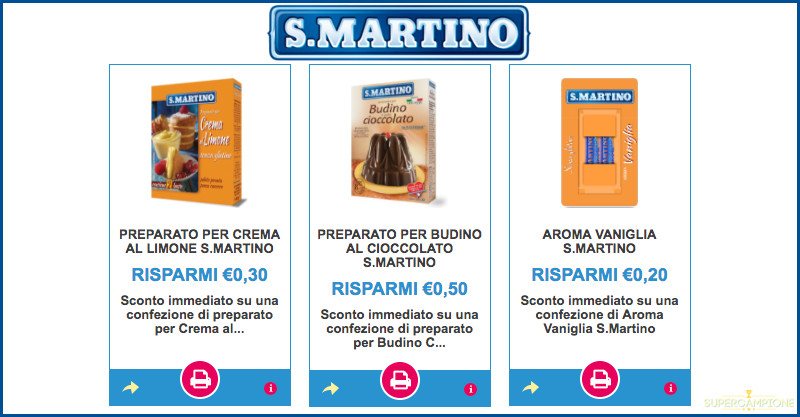 Buoni sconto San Martino