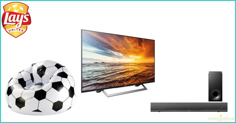 Patatine Lay's: vinci Smart TV, Soundbar e poltrone