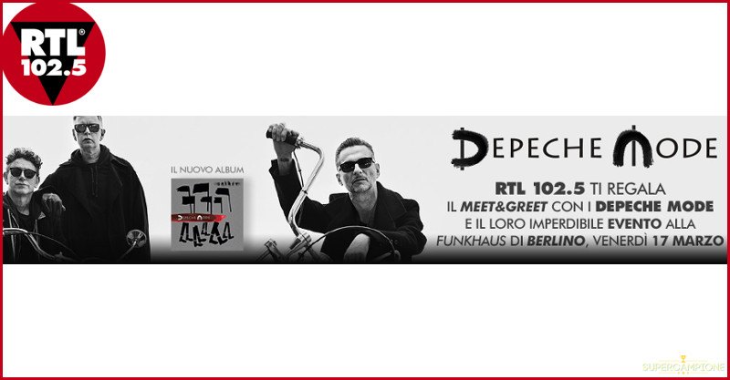 Vinci gratis concerto dei Depeche Mode e viaggio a Berlino