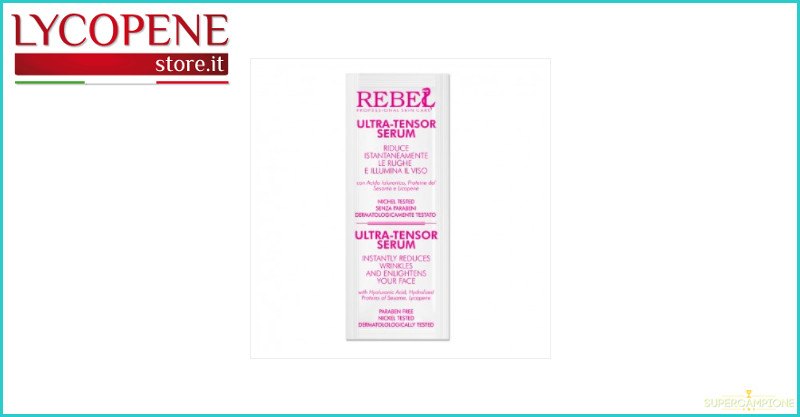 Campioni omaggio crema Rebel Ultra Tensor Serum Campioni omaggio crema Rebel Ultra Tensor Serum