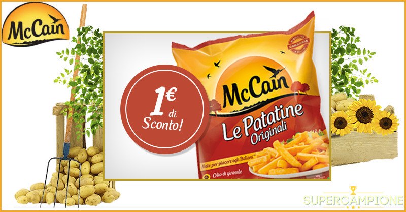 Buoni sconto patatine McCain