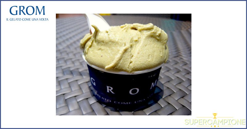 Omaggio gelato al pistacchio da GROM Omaggio gelato al pistacchio da GROM