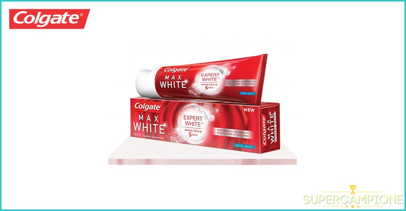 Campioni omaggio dentifricio Colgate Max White Expert White Campioni omaggio dentifricio Colgate Max White Expert White