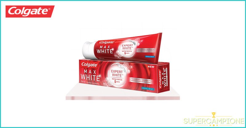 Campioni omaggio dentifricio Colgate Max White Expert White