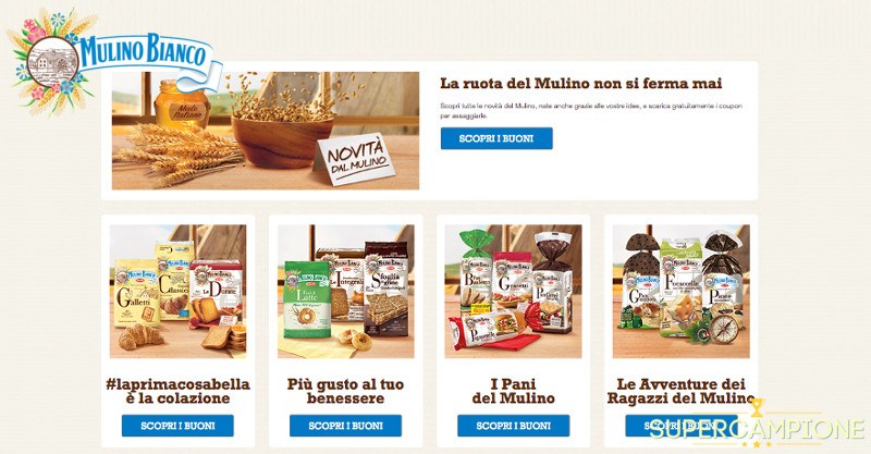 10 buoni sconto Mulino Bianco