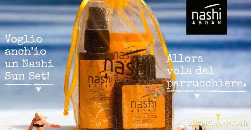 Ricevi omaggio 3 prodotti Nashi Argan