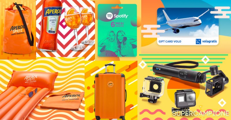 Vinci gratis 353 premi con Aperol Vinci gratis 353 premi con Aperol