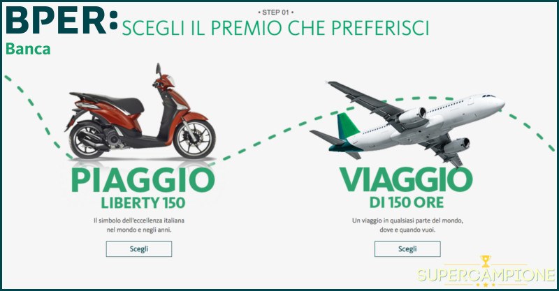 Vinci gratis scooter Piaggio Liberty 150 o viaggio