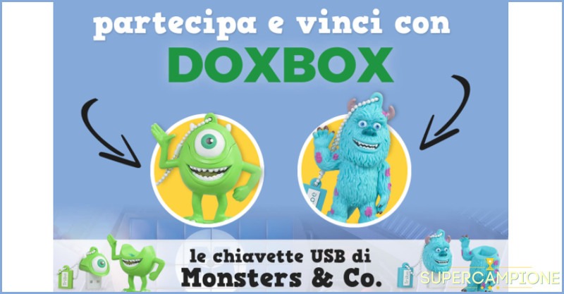 Vinci gratis chiavetta USB Monsters & Co.